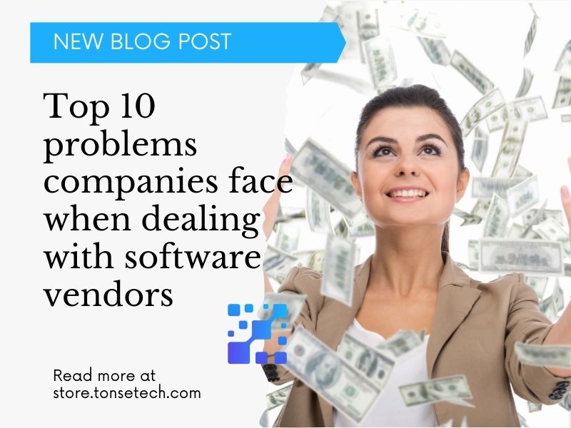 Top 10 problems companies face when dealing with software vendors