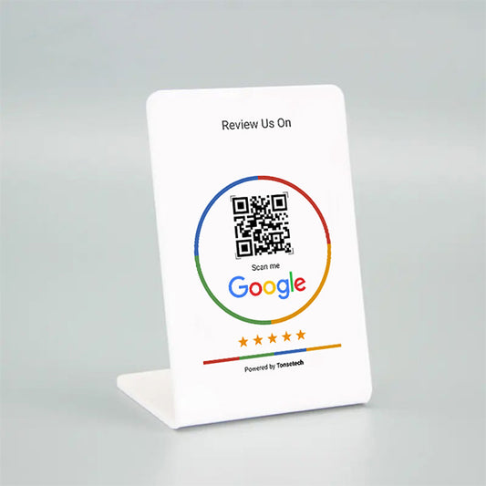 Google Review Stand - QR +NFC