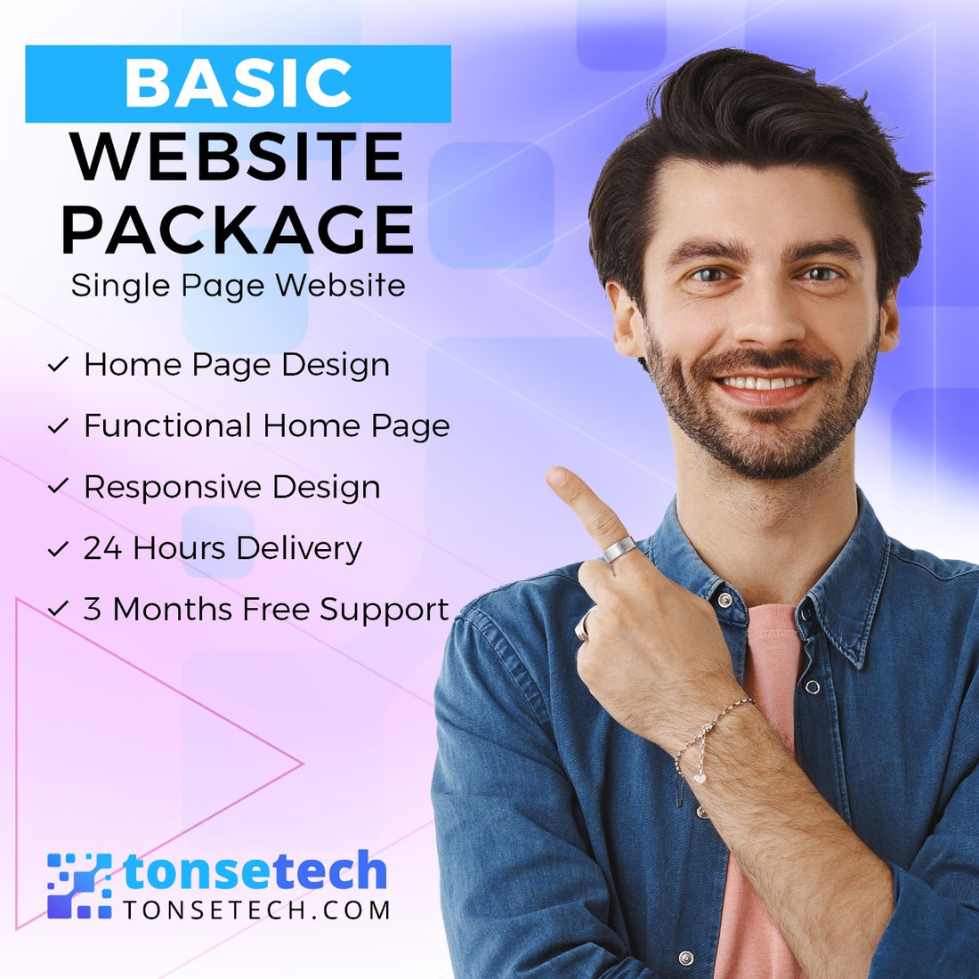 Basic Website Package – Tonsetech Digital
