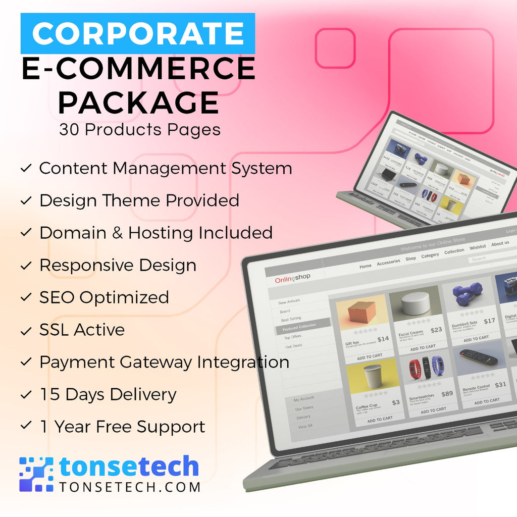 Corporate Ecommerce Package - English